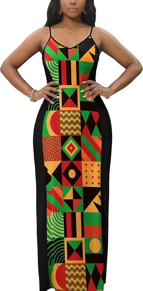 Long Ankara Dress - GILA1