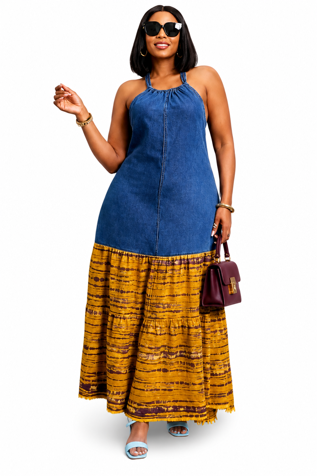 Ankara Long Dress - GILA6