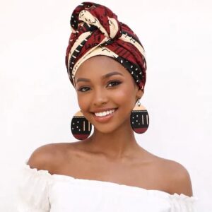 Head Ramp and Fabric Earrings - GILA72
