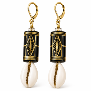 Cowrie Shell Earring