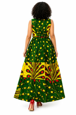 African ankara maxi long skirt