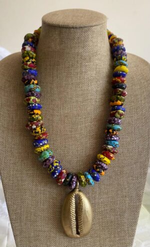 Ghana beads necklace